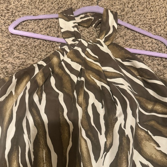 100% Silk Halter Neck Tank size 6 - Picture 2 of 7